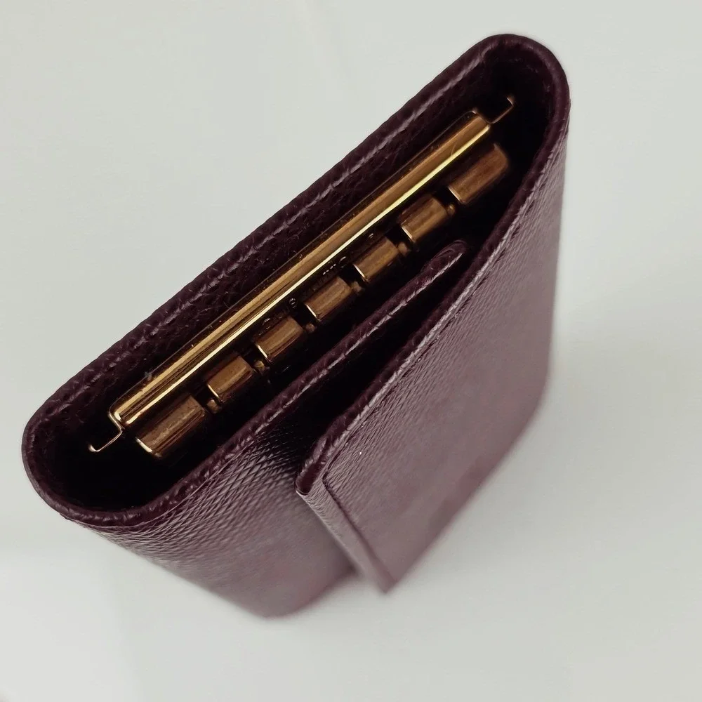Louis Vuitton Taiga 6 Key Holder Burgundy Wallet